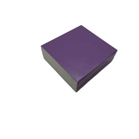 Snowflake Necklace Marked Silver Plated In Box Untested Women's Sparkling Winter - Picture 7 of 14